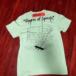 Vigil Abloh X MCA Figures Of Speech Amo Tee Neon Green